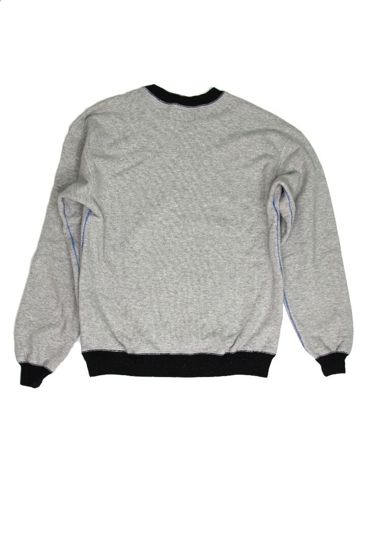 ZU1104K Loopwheeled Tsuri-ami grey 'ZUIEN' sweatshirt -M,, medium image number 5