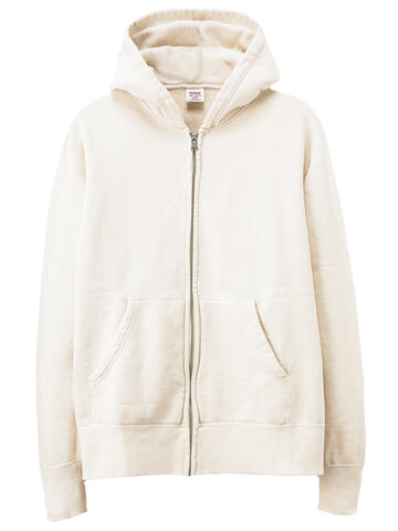 BARNS BR-3010 "STANDARD" COZUN ZIP SWEAT PARKA,NATURAL, small image number 0