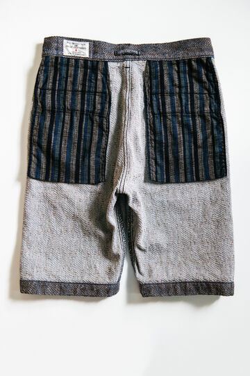 DM007 KAKISHIBU SASHIKO DENIMIOXSDA COLLAB 13OZ 'NEBUTA' SHORTS-28,, small image number 11