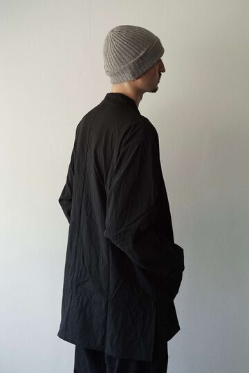 244SH06 GV-Poplin / Cardigan Shirts,LOGWOOD BLACK, small image number 4