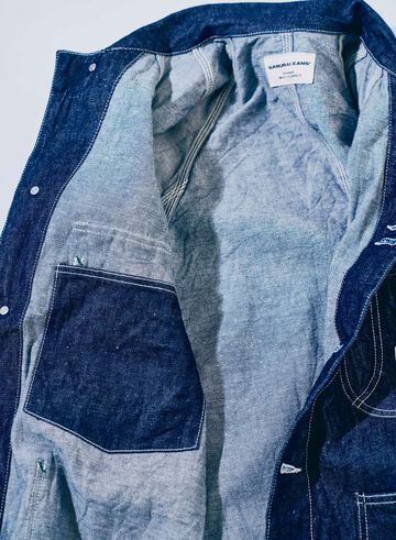 SJCA-SC01 10oz Samurai Cotton Denim Coverall,, small image number 10