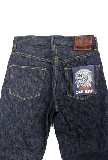 ONI822-鬼KASE 16oz Natural Indigo ONIKASE Super Wide Tapered,, small image number 2