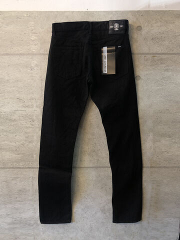 ONI566-13BK 13oz Jet Black Denim Semi Tight Straight,, small image number 0