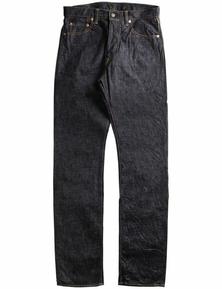 G014-MB ' Copper Label ' 14.7oz selvedge slim tapered-One Washed-42,, medium image number 2