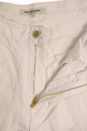 F0485 HERRINGBONE PAINTER PANTS (66 ECRU) WIDE TAPERED,, small image number 8