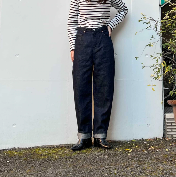 72929 Cotton linen denim pants　,, medium