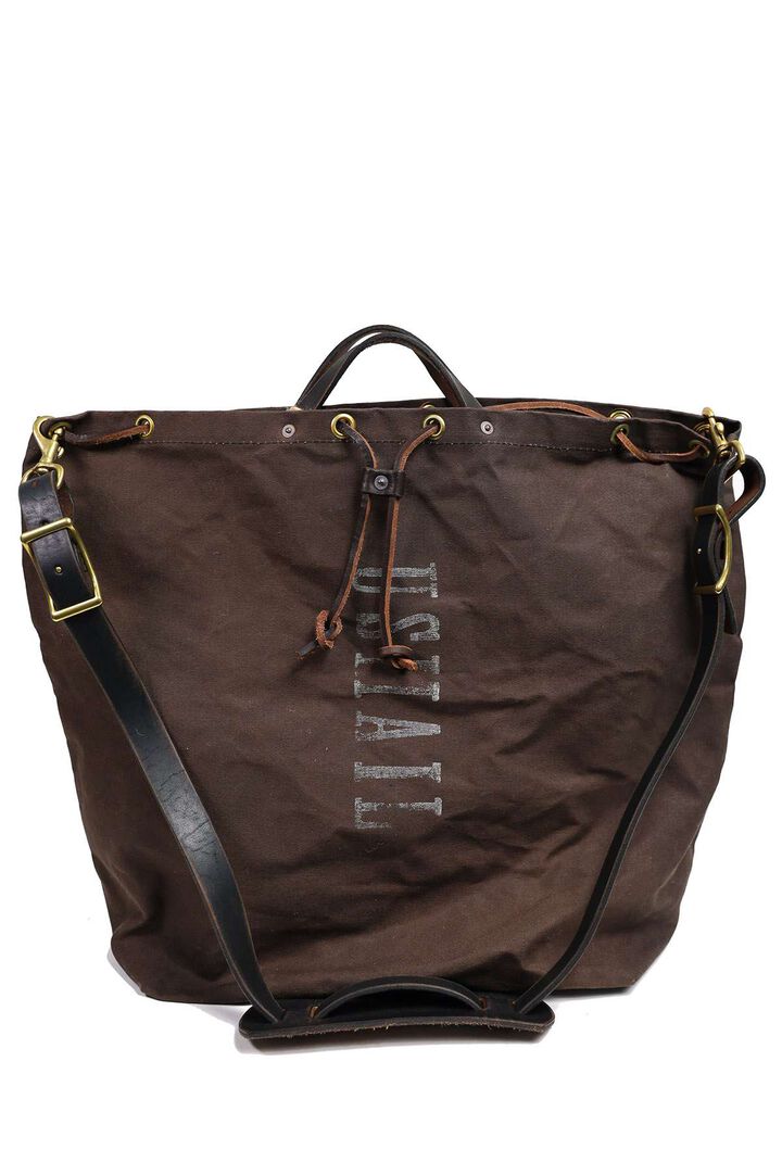 VS-211 CANVAS×LEATHER MAIL PURSE BAG-LARGE,BLACK, medium image number 0