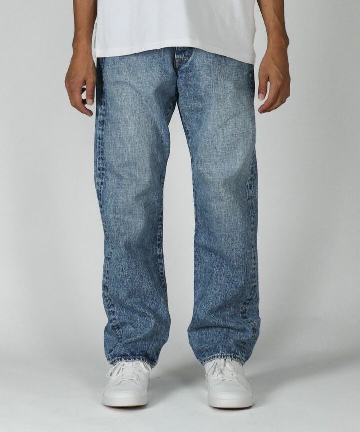 JBAG1501 (J501(LID)) Loose model 14.8oz Hard Denim Selvedge Fading Aging Wash,, medium image number 0