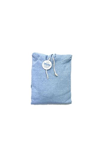 Lot 270 88/12 Heather 4-Needle Raglan Hoodie,GRAY, small image number 14