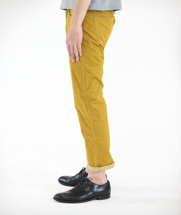 JB2101 TC CORDUROY ANKLE CUT SLIM STRETCH (Mustard),, small image number 12
