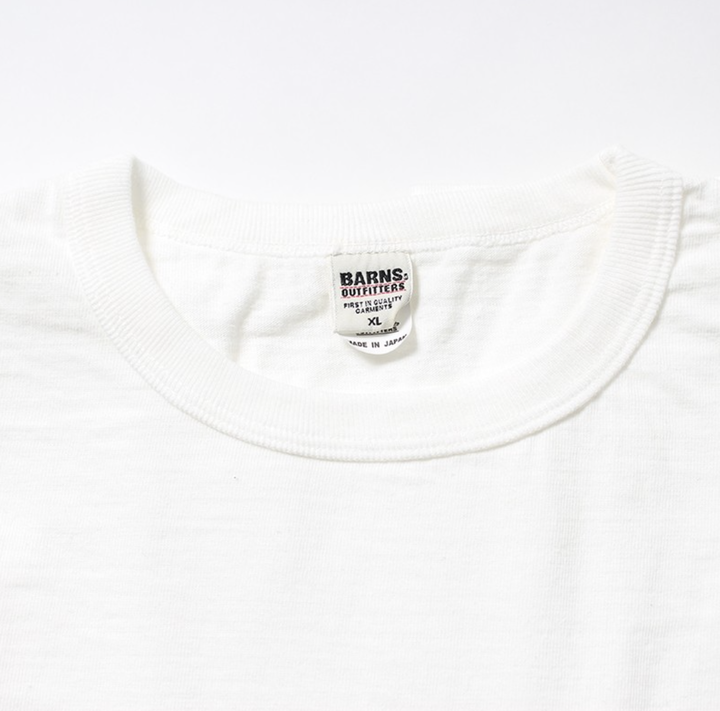BR11000 Loop Wheel Crew Neck T-Shirt-WHITE-Ｍ,WHITE, medium image number 9