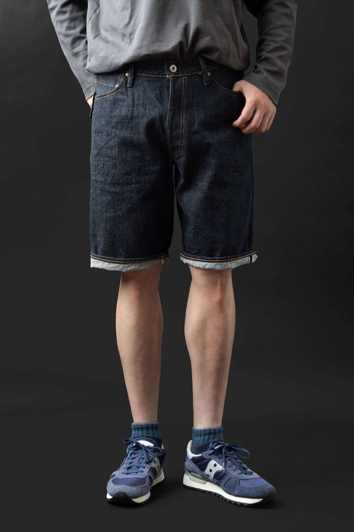 M7803 (001) 17oz Heavy Gauge Short Denim Pants,, medium