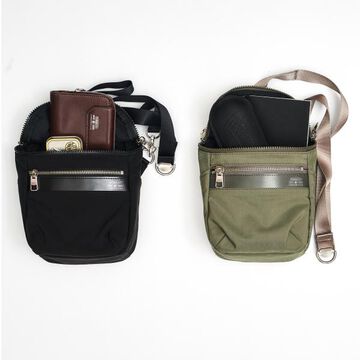 091702-10 SHRINK NYLON SHOULDER POUCH (5 COLORS),NAVY, small image number 9