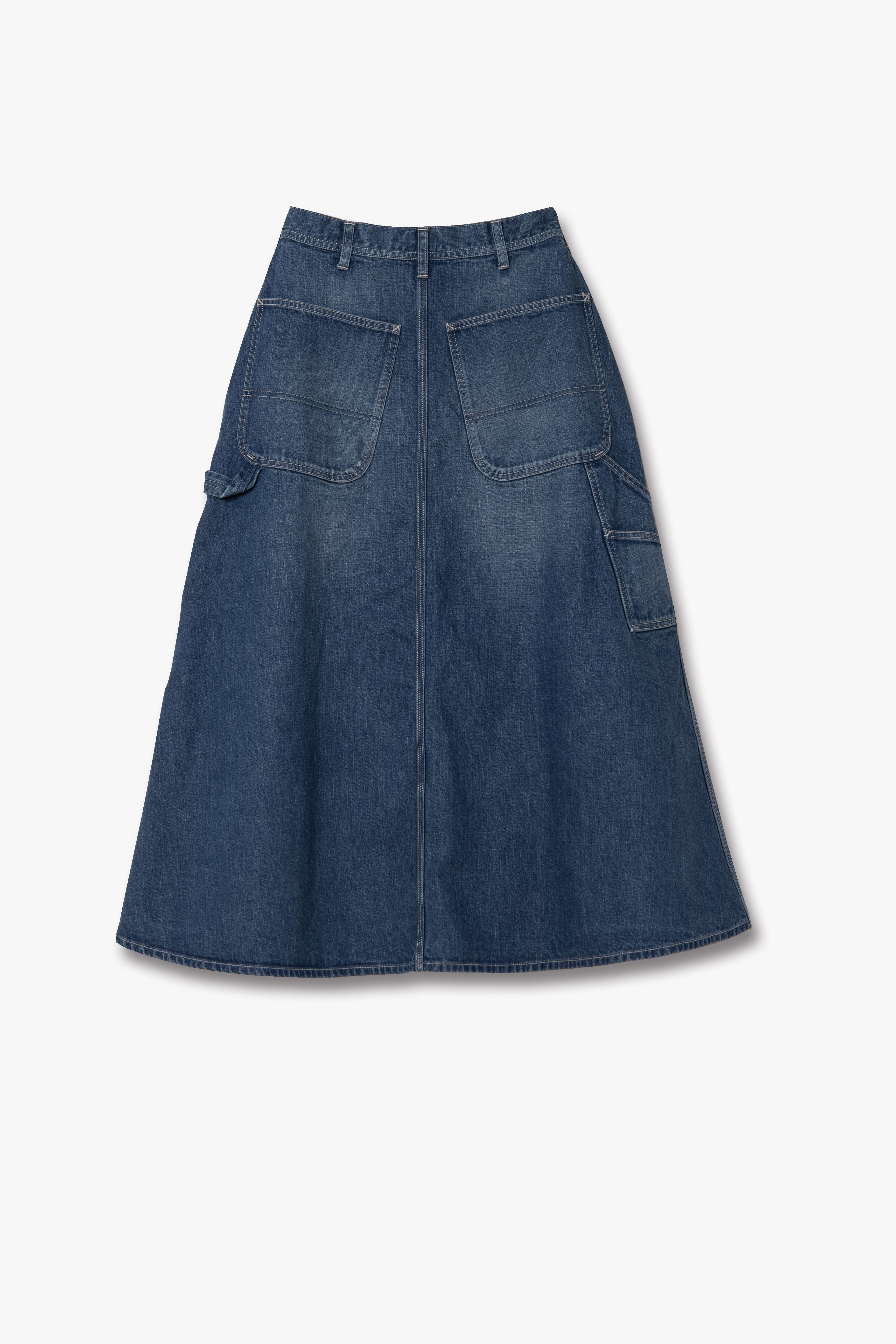 DENIMIO | SDL-1030U Denim Painter Skirt【WOMEN'S】