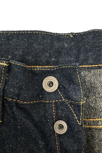 ONI622CCD-GOLV 15oz Crushed Concrete Denim Weft: Grayish Olive Kabuki Selvedge Relax Tapered,, small image number 4