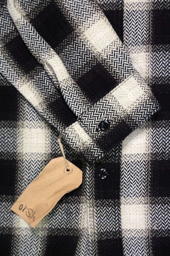 01-V8072 RELAX FIT FLANNEL SHIRT (161 Black Check),, medium image number 5