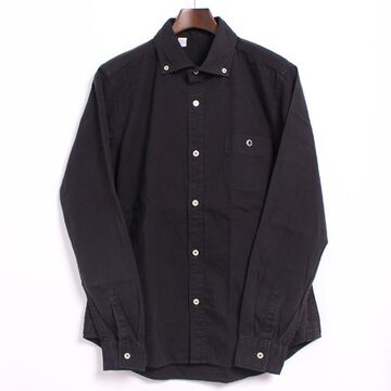 BARNS 1888 little collar long sleeve ox ford button down shirts (NAVY, WHITE, BLUE, ORANGE),, small image number 3