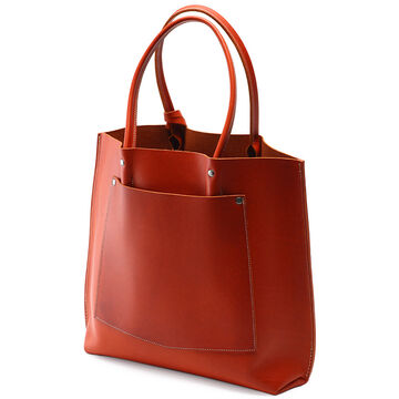 PAILOT RIVER PR-LIFE (REDMOON) Tote Bag PR-LIFE (Oil Leather Black
 Oil Leather Red Brown
 Oil Leather Dark Brown
 Oil Leather Camel Brown),OIL LEATHER DARK BROWN, small image number 2