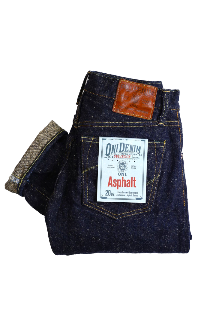 ONI544-Asphalt 20oz Asphalt Denim Stylish Tapered