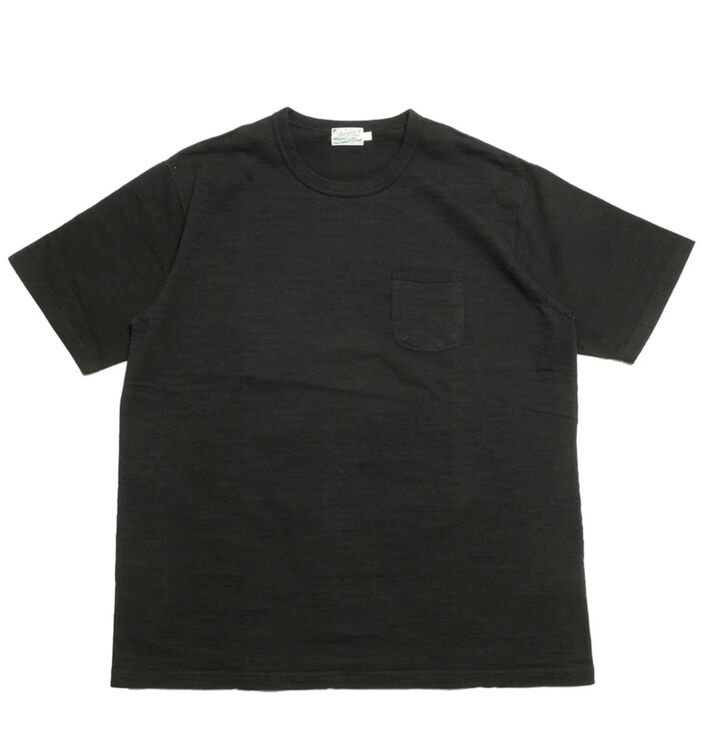 BURGUS PLUS - Slab Pocket Tee - HBP-027 (Off White
 Purple
 Black)-BLACK-S,BLACK, medium image number 2