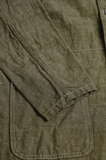 ONI03101-HC 8.3oz Heavy Chambray Coverall-KHAKI OLIVE-38,KHAKI OLIVE, small image number 10