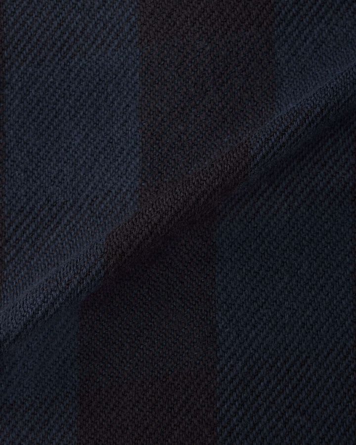 MMLS6002 BLOCK CHECK L/S SHIRT,NAVY, medium image number 5