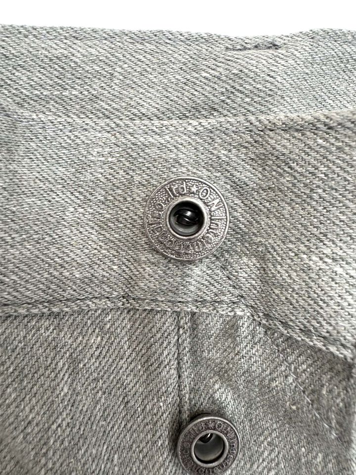 ONI246-MOKU 11oz Mixed Gray Denim Neat Straight,, medium image number 9