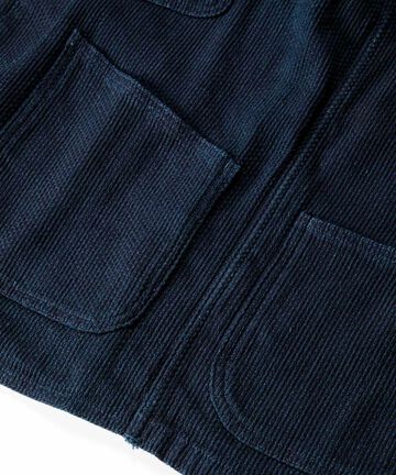04-062 SASHIKO HUNTING VEST-INDIGO-36,INDIGO, small image number 5