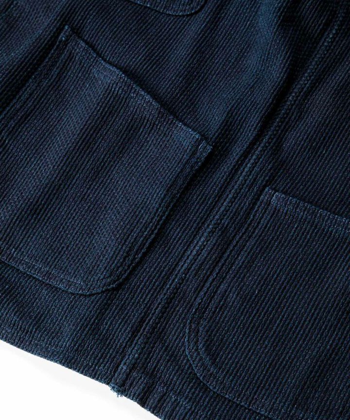 04-062 SASHIKO HUNTING VEST-INDIGO-36,INDIGO, medium image number 5