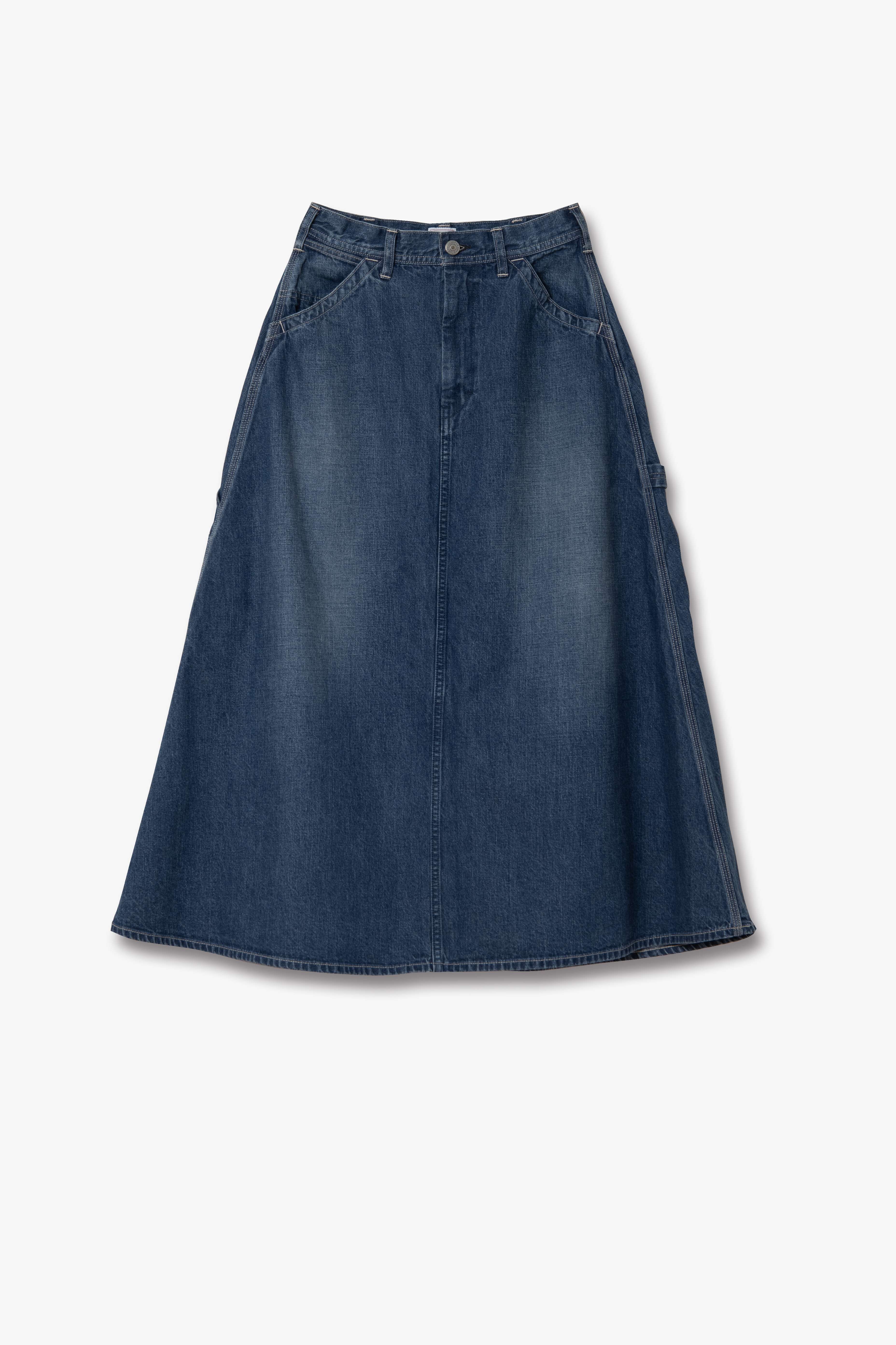 DENIMIO | SDL-1030U Denim Painter Skirt【WOMEN'S】