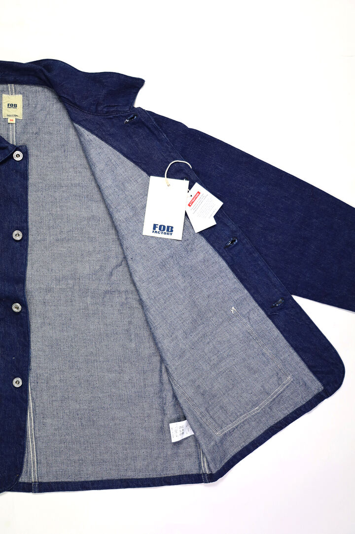 F2467 WWII Denim Chore Coat,, medium image number 6