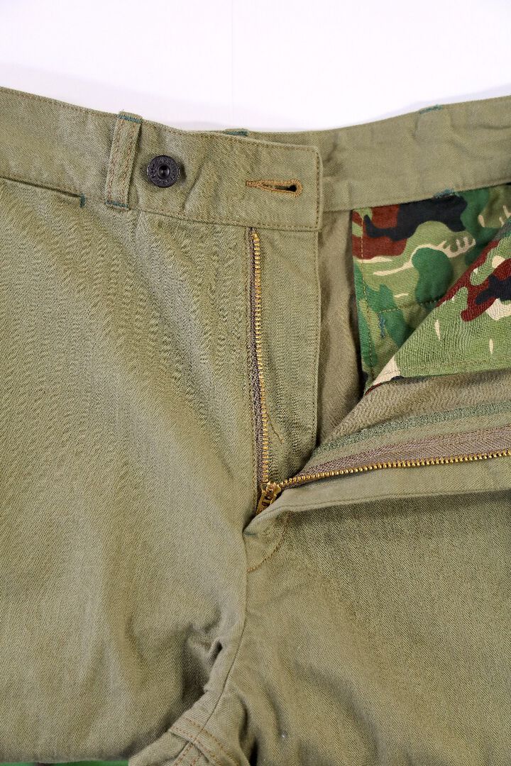 540-33 HBT Work trousers	-OLIVE-33,OLIVE, medium image number 0
