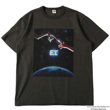 BR-25177 “STANDARD” TSURIAMI Crew Neck Print T-Shirt  E.T.【Special Item】,GRAY, small image number 5