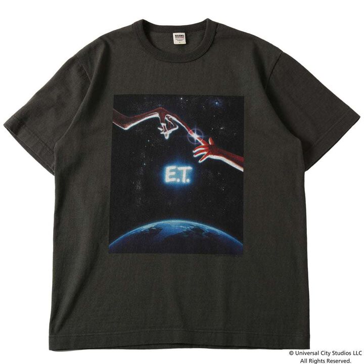 BR-25177 “STANDARD” TSURIAMI Crew Neck Print T-Shirt  E.T.【Special Item】,GRAY, medium image number 5
