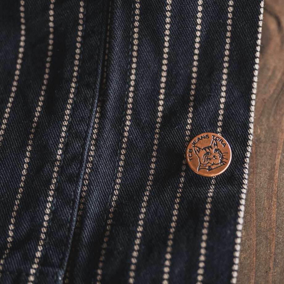 TCB 10oz Shop Coat Tabby's Coat Black Wabash