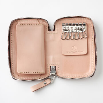PAILOT RIVER PR-LZKC-Z (REDMOON) Key Case PR-LZKC-Z (OilLeather Black
 OilLeather RedBrown
 OilLeather DarkBrown
 SaddleLeather Black
 SaddleLeather DarkBrown
 SaddleLeather Natural),OILLEATHER BLACK, small image number 10