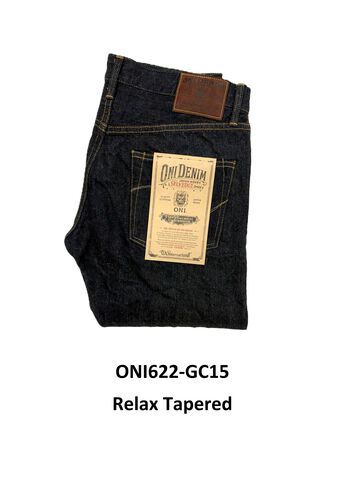 ONI622-GC15 15oz Greencast Denim Relax Tapered,, small image number 0