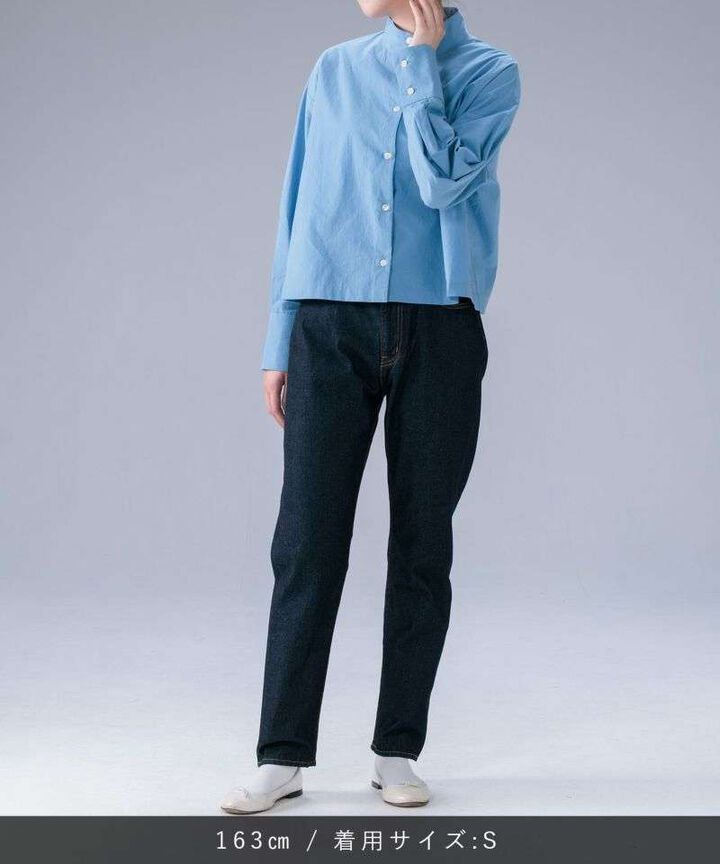 STJE1101 12OZ TAPERED JEANS【WOMEN'S】,INDIGO, medium image number 5
