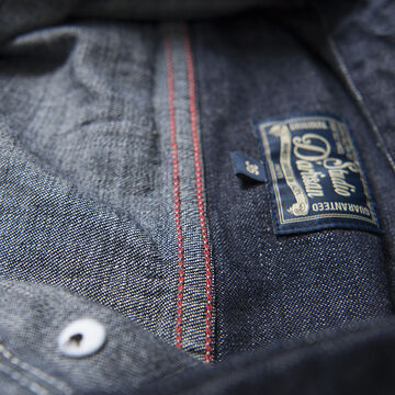 5333B Denim long-sleeved work shirt,, small image number 3