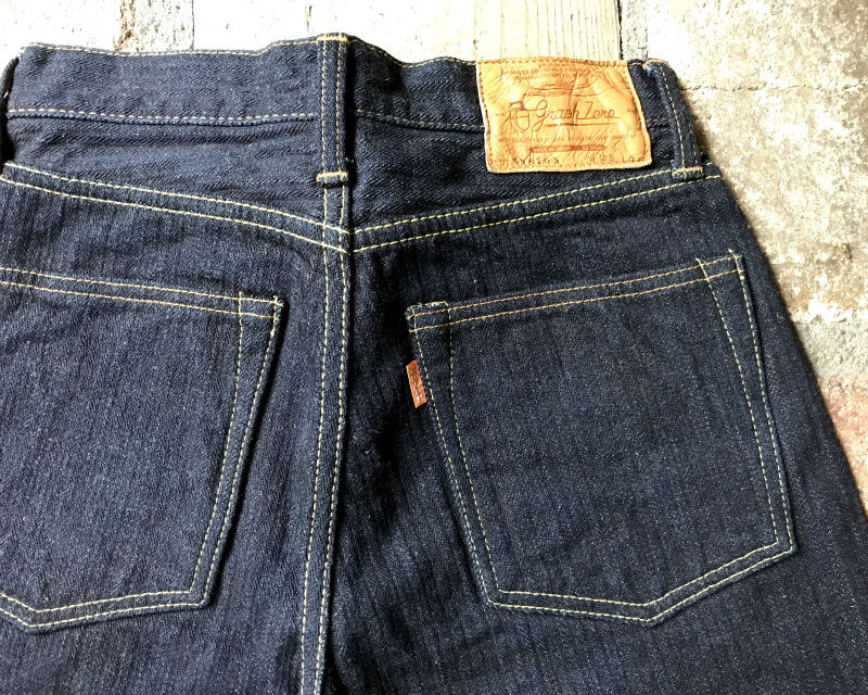 GZ-16SLST-Z01HBZIPOW 16oz Herringbone ZIP jeans Slim