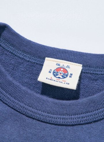 SJST25-106 "RASEN" INLAY LOOPWHEEL T-SHIRT,BLACK, small image number 7