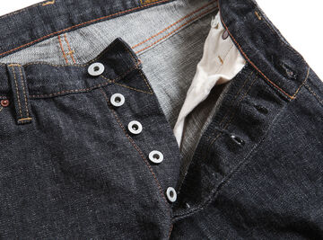 1605BK Standard Black Dirt Denim,, small image number 2