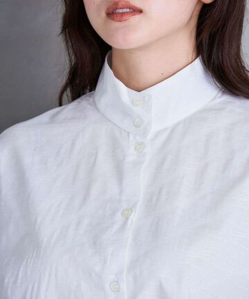 STSS0010 CALM SS OKKAKE SHIRT,WHITE, small image number 6