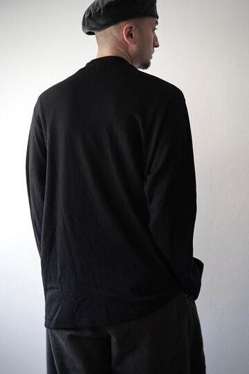 【CAPERTICA】CAP707CS09 Super140s Washable Wool MW_Jersey / Long Cardigan,BLACK, small image number 2