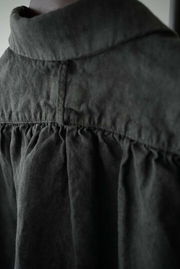 244SH08 Natural Dyed Linen / The Shirts,SUMI, small image number 18
