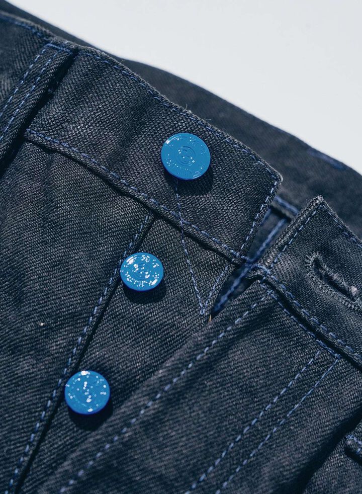 S0510XX-BOB 15oz Aoki Tachikage Black-on-Blue Regular Straight,, medium image number 7