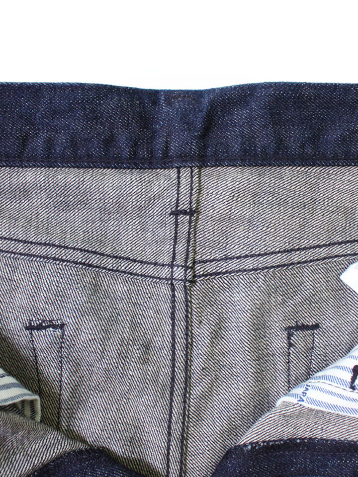 Japan Blue JB0304 12.5oz African Cotton Brown Mixed Selvedge Baguettes Slim Tapered (One Washed),, medium image number 5