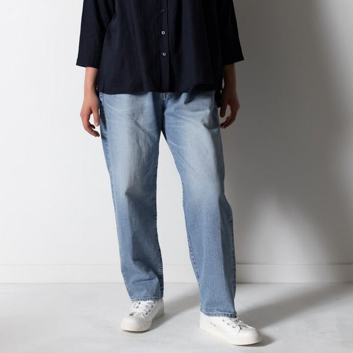 72890 Wide loose full length pants Ice Blue,, medium