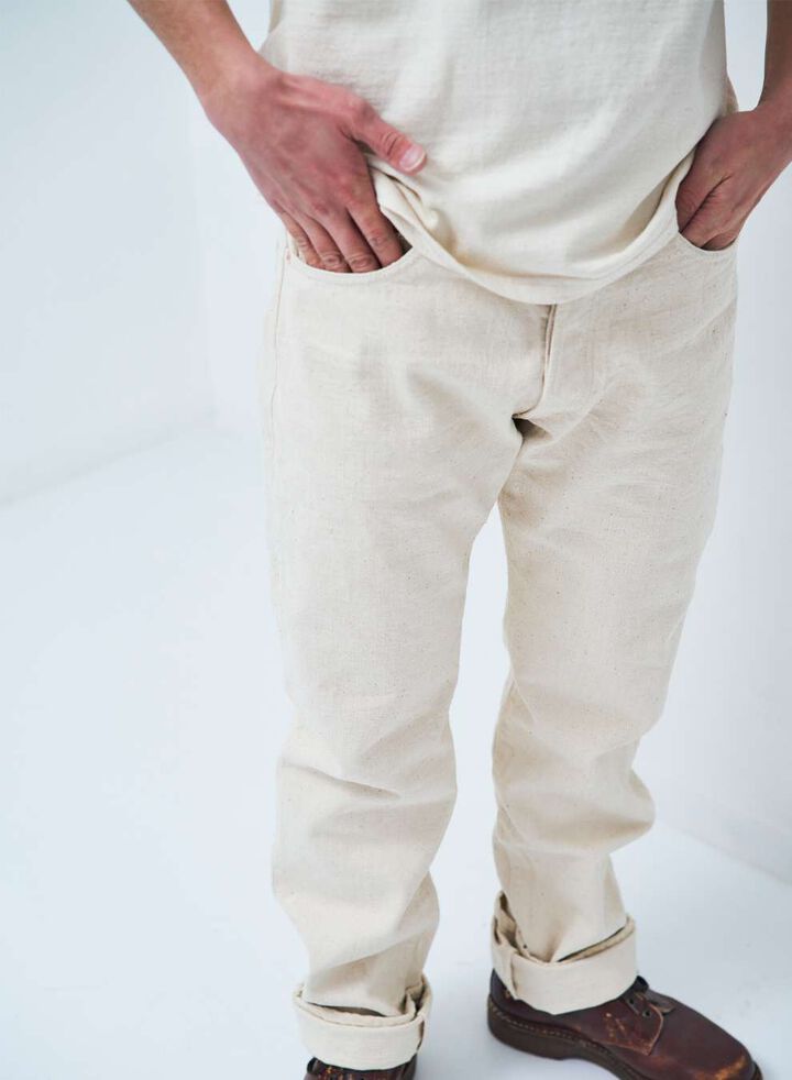 S510SC-KI 18oz "Samurai Cotton Project" REGULAR STRAIGHT JEANS,, medium image number 4