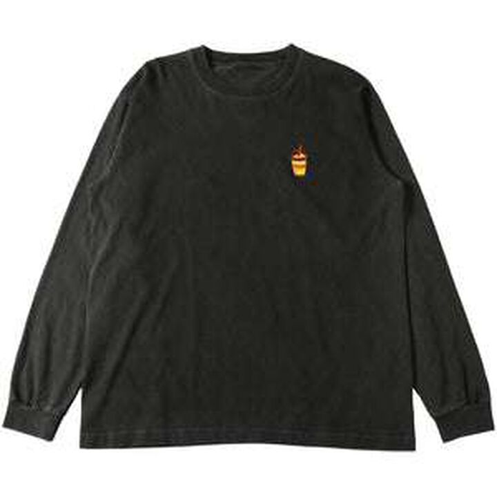 BR-25323 TUBE LS PT TEES PG,BLACK, medium image number 2
